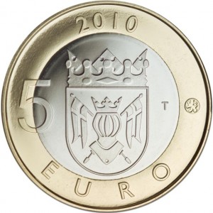 5 Euro Finland - Finland Proper keerzijde