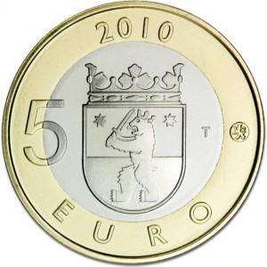5 Euro Finland - Satakunta keerzijde