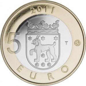 5 Euro Finland 2011 - Tavastia keerzijdezijde