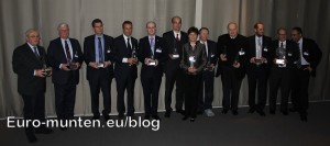 Coin of the Year Award 2012 winnaars groepsfoto