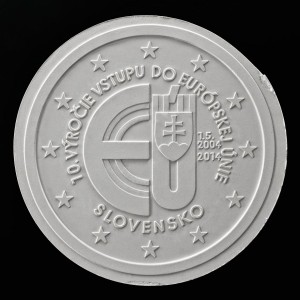 2 Euro herdenkingsmunt Slowakije 2014 10 jaar Lidmaatschap Europese Unie