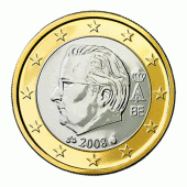 1 Euro munt van België