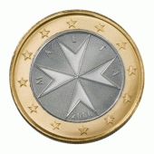 1 Euro munt van Malta