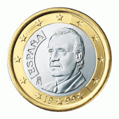 1 Euro munt van Spanje