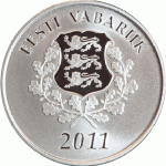 10 Euro Estland 2011 voorzijde