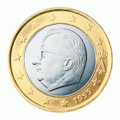 1 Euro munt van België