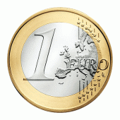 1 Euro munt van Vaticaanstad met Franciscus I