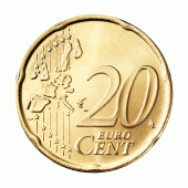 20 cent munt gemeenschappelijke zijde