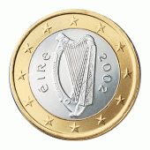 1 Euro munt van Ierland