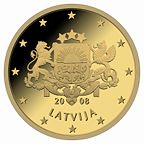 20 cent munt van Letland
