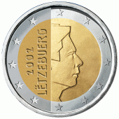 2 Euro munt van Luxemburg