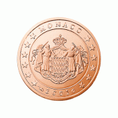 2 cent munt van Monaco