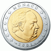 2 Euro munt van Monaco