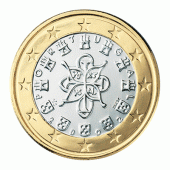1 Euro munt van Portugal