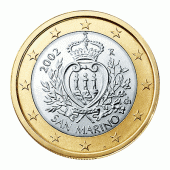 1 Euro munt van San Marino