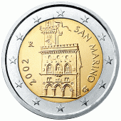 2 Euro munt van San Marino