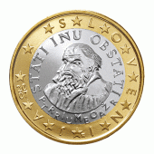 1 Euro munt van Slovenië