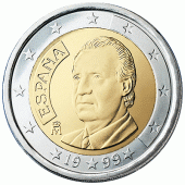 2 Euro munt van Spanje