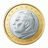 1 Euro munt van Vaticaanstad