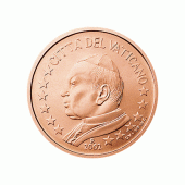 2 cent munt van Vaticaanstad;