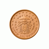 1 cent munt van Vaticaanstad