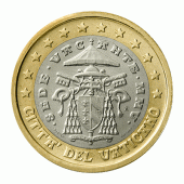 1 Euro munt van Vaticaanstad